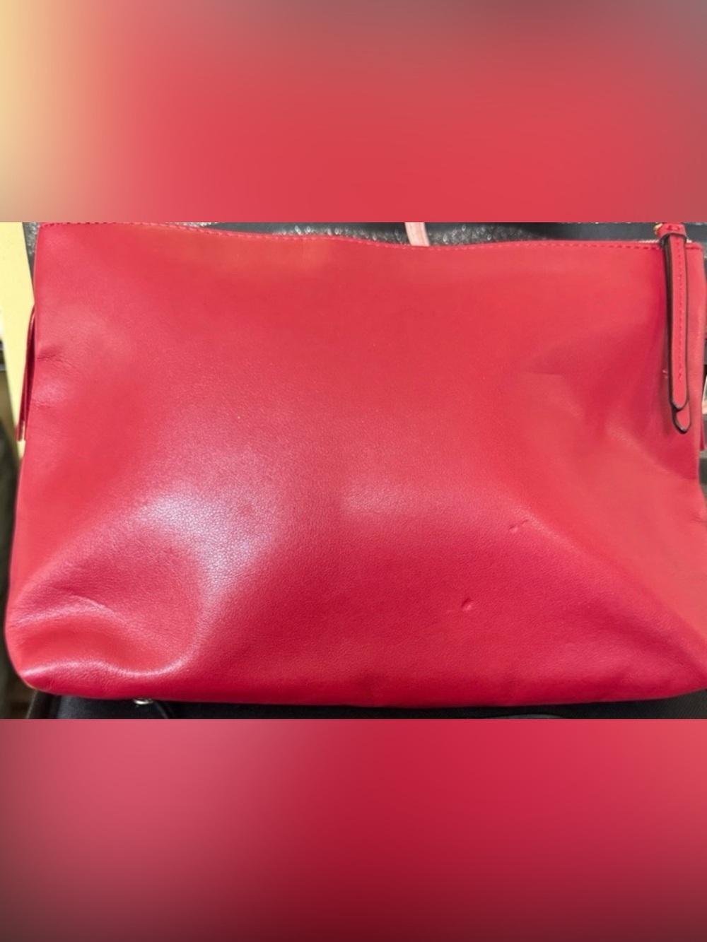 Victoria's Secret Red Fringe Wristlet Clutch | NEW With Tags - Picture 3 of 5